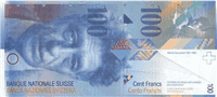 100 Swiss francs (Obverse)