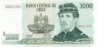 1000 Chilean pesos (Obverse)