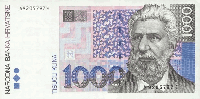 1000 Croatian kuna (Obverse)