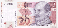 20 Croatian kuna (Obverse)
