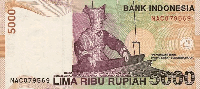 5000 Indonesian rupiah (Reverse)