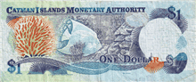 1 Cayman Islands dollar (Reverse)