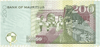 200 Mauritian rupees (Obverse)