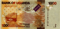 1000 Ugandan shillings (Obverse)