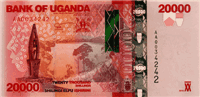 20000 Ugandan shillings (Obverse)