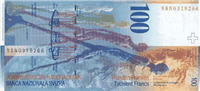 100 Swiss francs (Reverse)