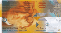 10 Swiss francs (Obverse)