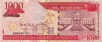 1000 Dominican pesos (Obverse)