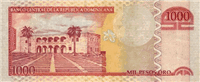 1000 Dominican pesos (Reverse)