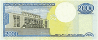 2000 Dominican pesos (Reverse)