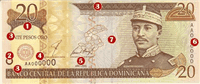 20 Dominican pesos (Obverse)