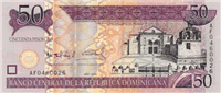 50 Dominican pesos (Obverse)