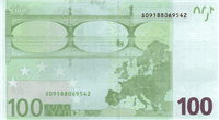 100 Euros (Reverse)