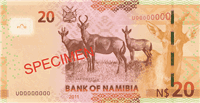20 Namibian dollars (Reverse)