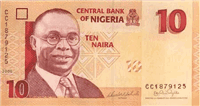 10 Nigerian naira (Obverse)