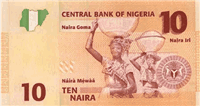 10 Nigerian naira (Reverse)