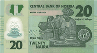 20 Nigerian naira (Reverse)