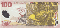 100 New Zealand dollar (Reverse)