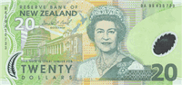 20 New Zealand dollar (Obverse)