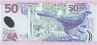 50 New Zealand dollar (Reverse)