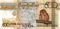 500 Seychelles rupee (Reverse)