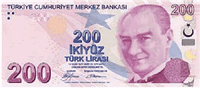 200 Turkish lira (Obverse)