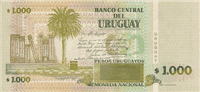 1000 Uruguayan pesos (Reverse)