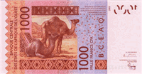 1000 West African CFA francs (Reverse)